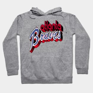 Atlanta Braves 3D - Hank Aaron era 1970s Logo Hoodie